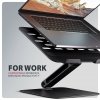 AXAGON STND-LQB Podstawka do laptopów aluminiowa 10-17,3 cala regulowane kąty nachylenia, Czarna